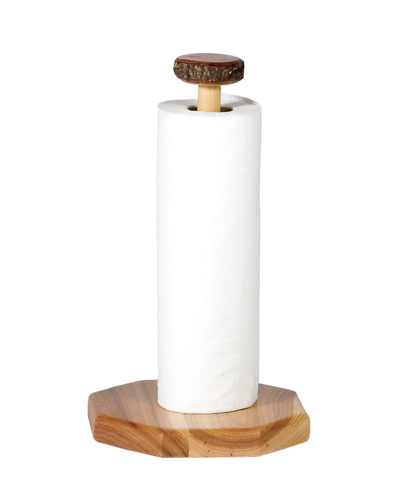 Hickory Paper Towel Holder - Free Standing - Ozark Cabin Décor, LLC