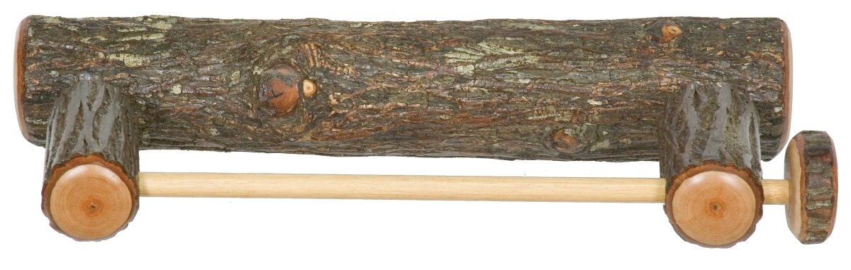Hickory Log Paper Towel Holder