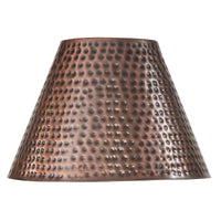 Copper Hammered Lamp Shade - 12" - Ozark Cabin Décor, LLC