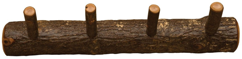 Hickory Wall Coat Rack - 24" with 4 Pegs - Ozark Cabin Décor, LLC