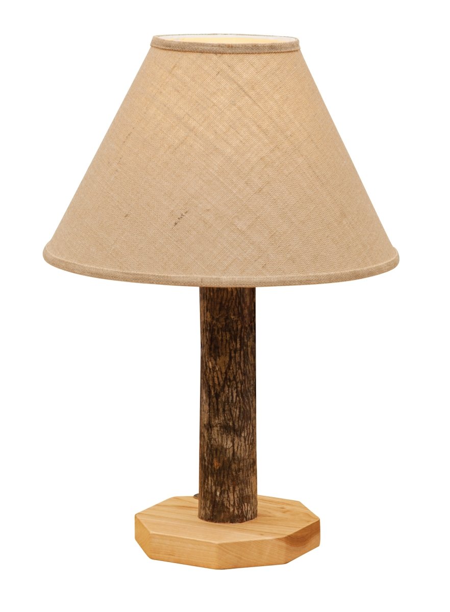 Hickory Log 23" Buffet Lamp