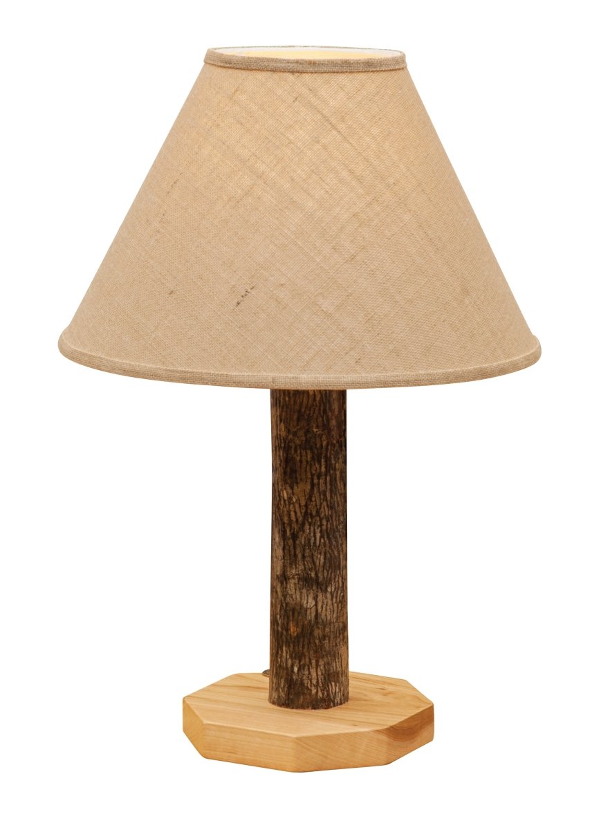 Hickory Log 16" Buffet Lamp - Without Shade - Ozark Cabin Décor, LLC