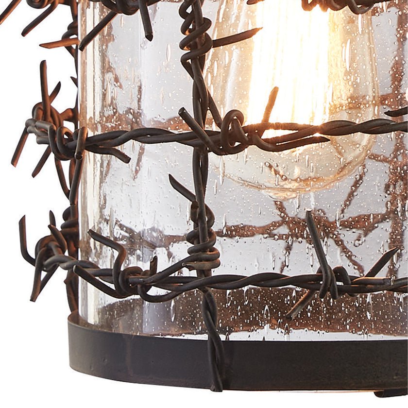 Barbed Wire Pendant Light - Thumbnail 5