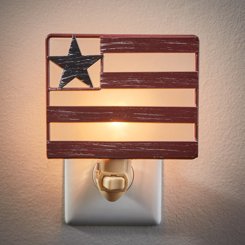 Flag Night Light - Ozark Cabin Décor, LLC