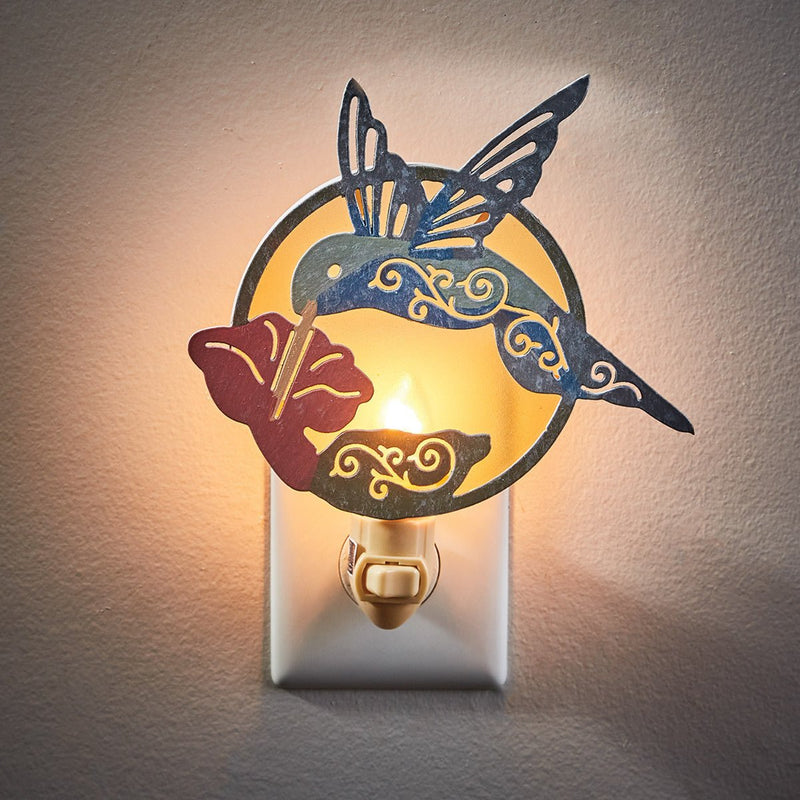 Hummingbird Night Light - Ozark Cabin Décor, LLC
