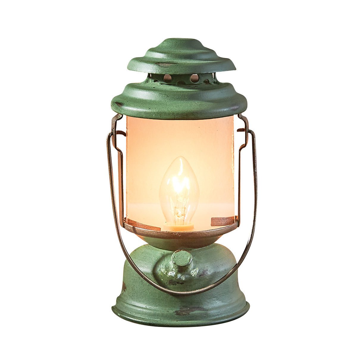 Green Camp Lantern Night Light - Ozark Cabin Décor, LLC