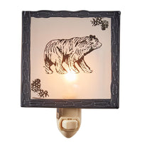 Rustic Bear Night Light - Ozark Cabin Décor, LLC