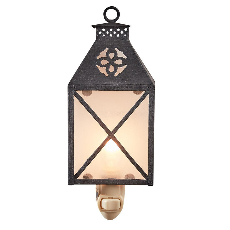 Folk Art Lantern Night Light - Ozark Cabin Décor, LLC