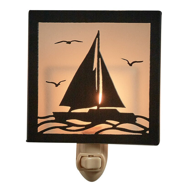 Sailboat Night Light - Ozark Cabin Décor, LLC