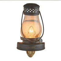 Lantern With Glass Night Light - Ozark Cabin Décor, LLC