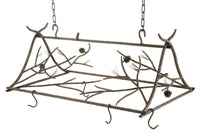 Pine Iron Triangle Pot Rack - Large - Ozark Cabin Décor, LLC