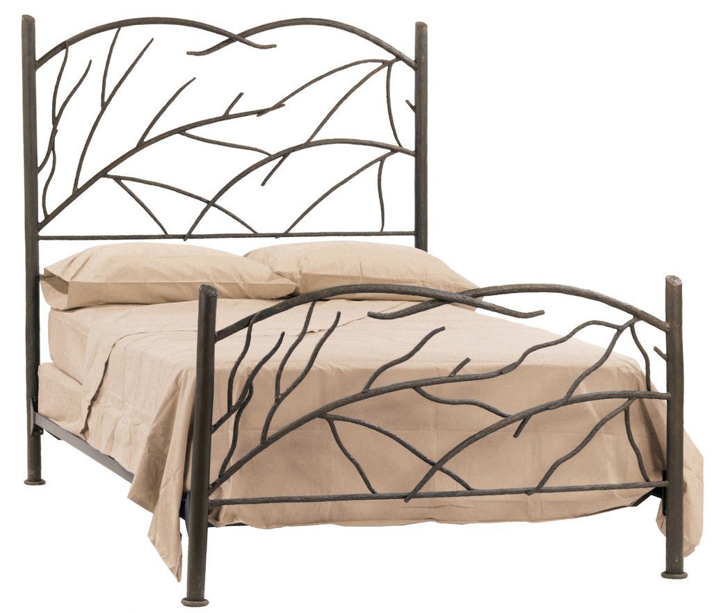 Norfork Tree Branch Hand-Forged Iron King Bed - Ozark Cabin Décor, LLC