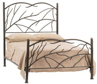 Norfork Tree Branch Hand-Forged Iron California King Bed - Ozark Cabin Décor, LLC