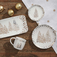 Golden Christmas Mug - Set of 4 - Ozark Cabin Décor, LLC