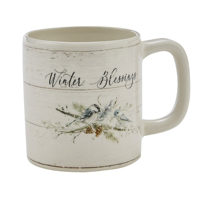 Winter Blessings Mug - Set of 4 - Ozark Cabin Décor, LLC