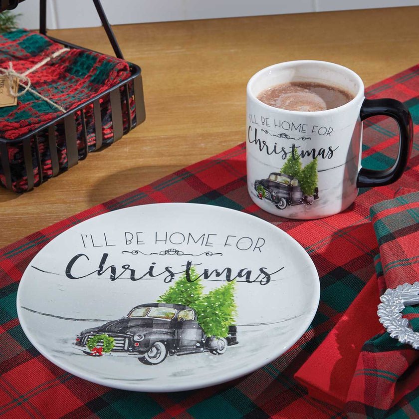 I'll Be Home For Christmas Mug - Set of 4 - Ozark Cabin Décor, LLC