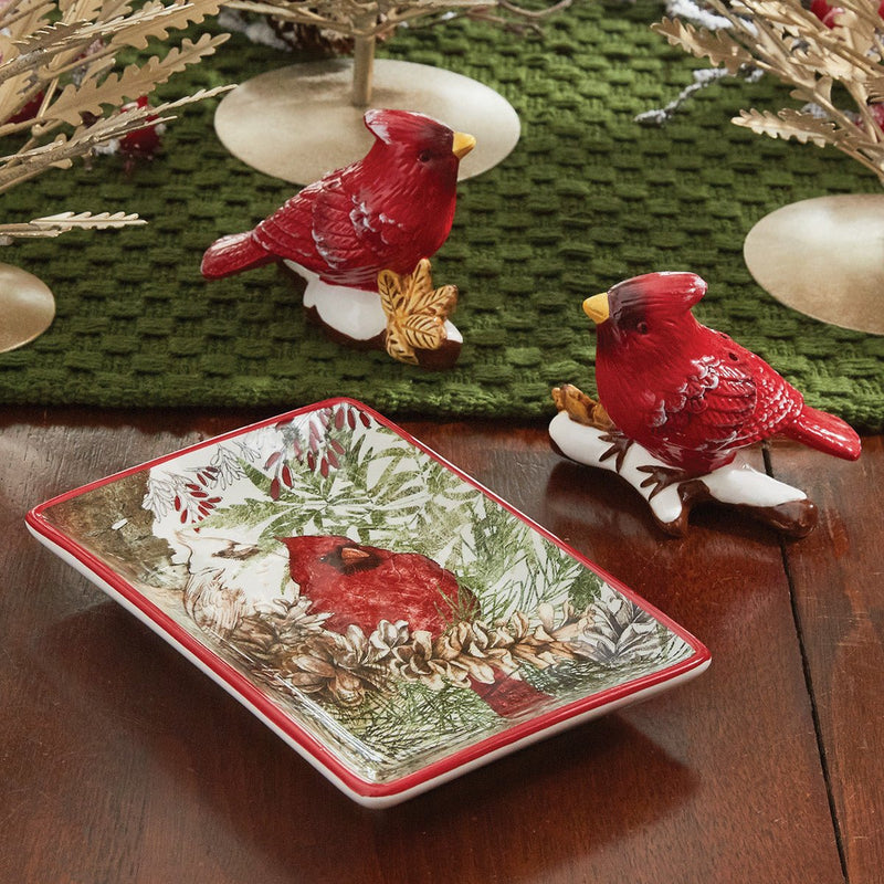 Red Cardinal Birds Salt & Pepper Set - Ozark Cabin Décor, LLC