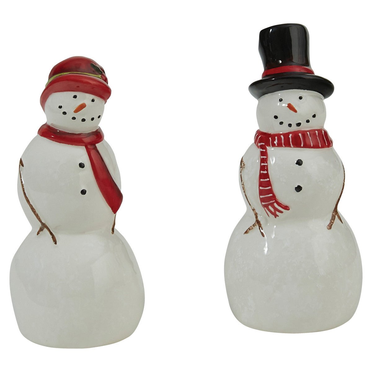 Snowmen Salt & Pepper Set - Ozark Cabin Décor, LLC