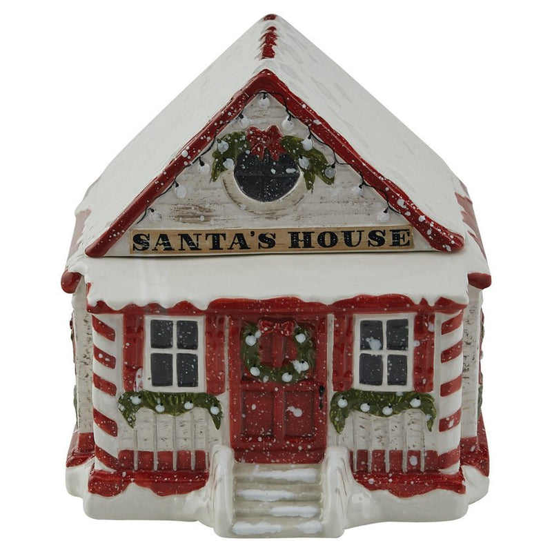 9996-696 Vintage Town Square Cookie Jar - Ozark Cabin Décor, LLC