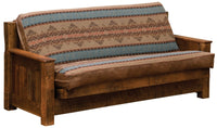 Barnwood Futon With Mattress - Ozark Cabin Décor, LLC