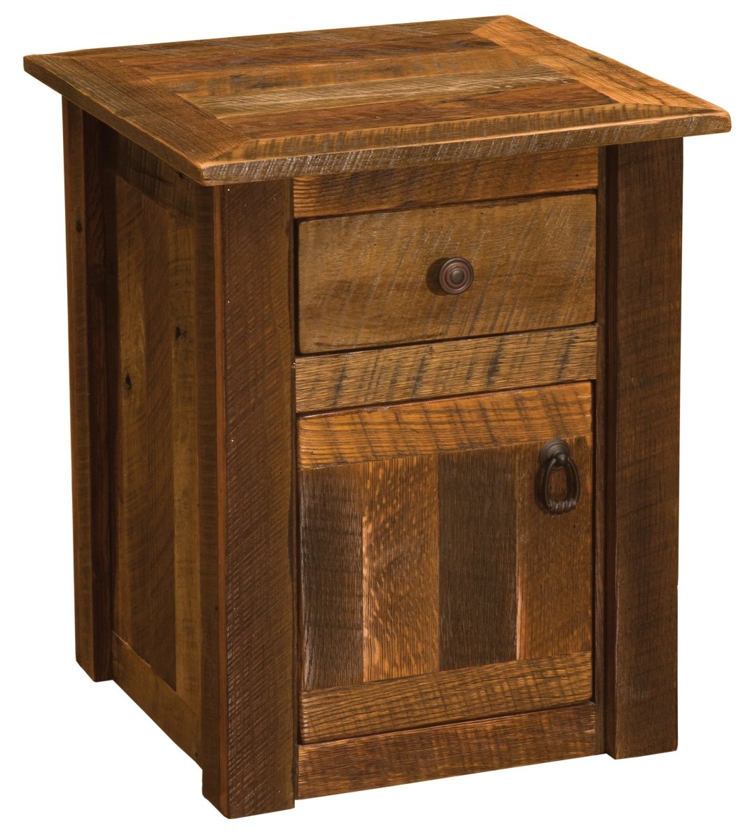 Barnwood Enclosed End Table - Ozark Cabin Décor, LLC