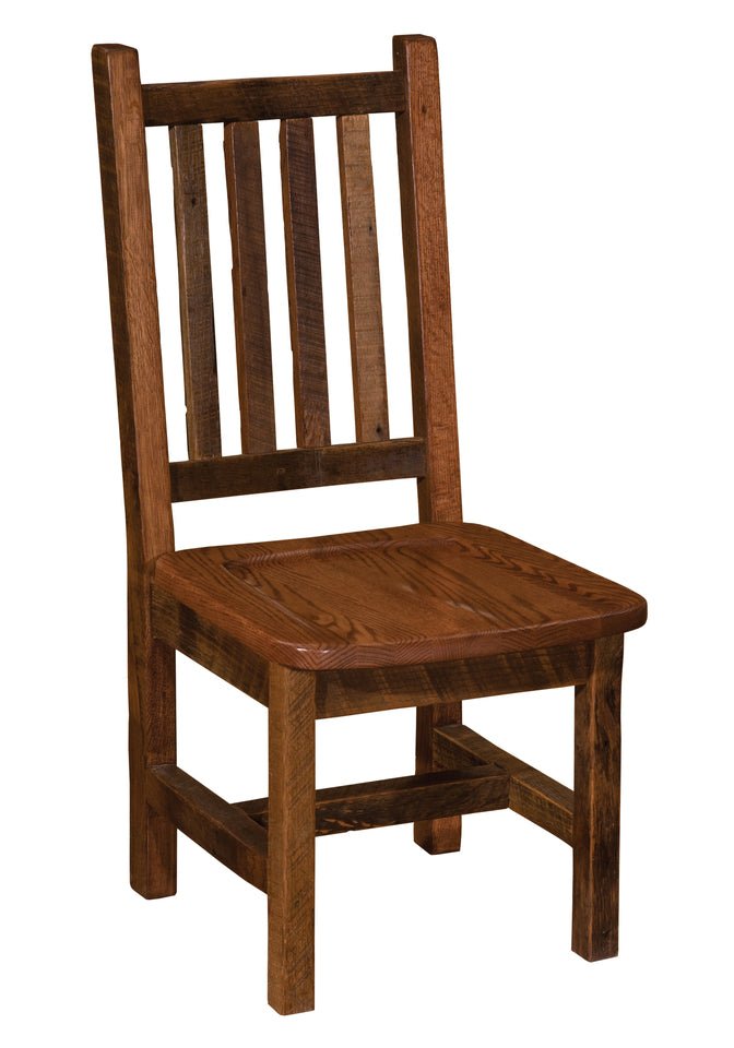 B16111-AO Barnwood Prairie Side Chair - Ozark Cabin Décor, LLC