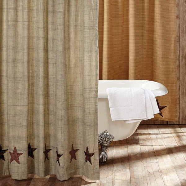 Abilene Star Shower Curtain - Ozark Cabin Décor, LLC