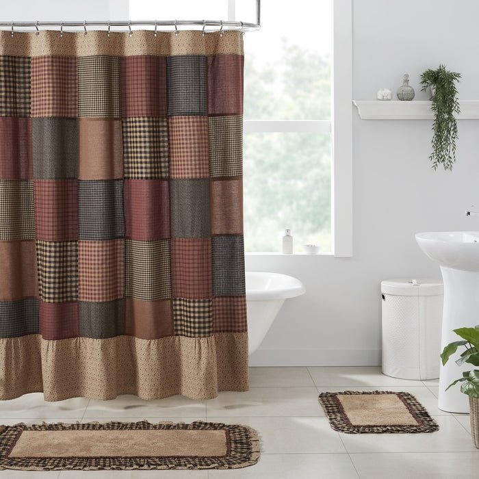 Maisie Patchwork Shower Curtain - Ozark Cabin Décor, LLC