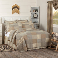 Sawyer Mill Charcoal Reversible Quilt - Ozark Cabin Décor, LLC