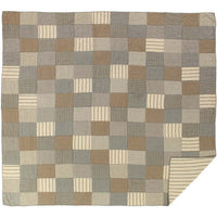 Sawyer Mill Charcoal Reversible Quilt - Ozark Cabin Décor, LLC