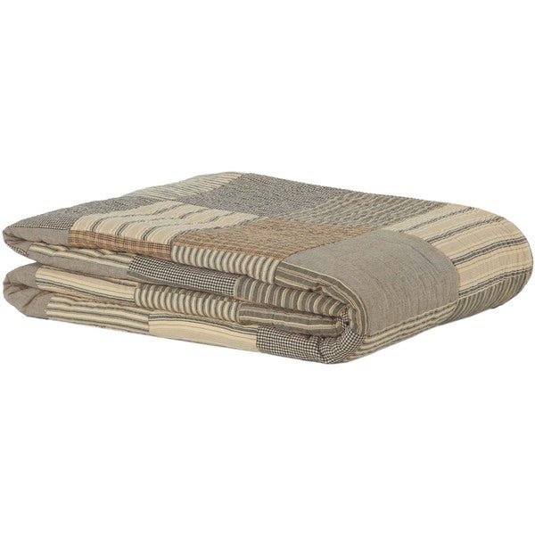 Sawyer Mill Charcoal Reversible Quilt - Ozark Cabin Décor, LLC