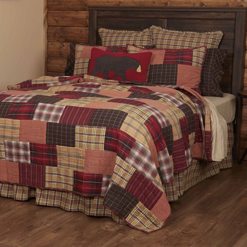 Wyatt 3-Piece Reversible Quilt Set - Cal King - Ozark Cabin Décor, LLC