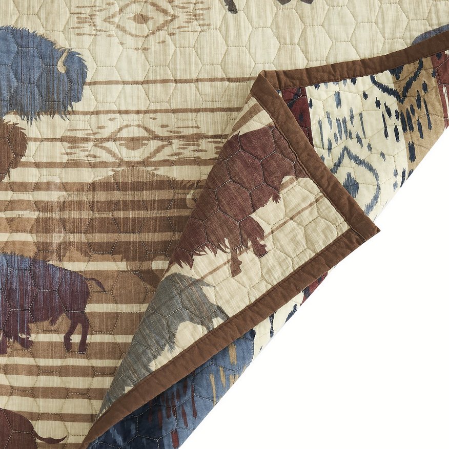 Home On The Range Reversible 3-Pc Quilt Set - Thumbnail 4