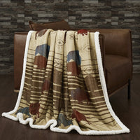 Buffalo Valley Reversible 3-Pc Quilt Set - Full/Queen - Ozark Cabin Décor, LLC