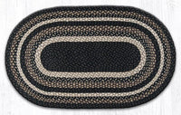 C-313 Mocha Frappuccino Braided Rug - Oval - Ozark Cabin Décor, LLC