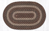 C-770 Tan Braided Rug - Oval - Ozark Cabin Décor, LLC