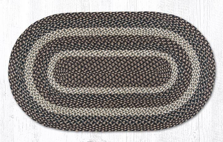 C-770 Tan Braided Rug - Oval - Ozark Cabin Décor, LLC