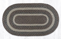 C-770 Tan Braided Rug - Oval - Ozark Cabin Décor, LLC