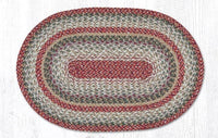 "20"x30" Oval Sage Braided Jute Rug by Earth Rugs." C-9-092