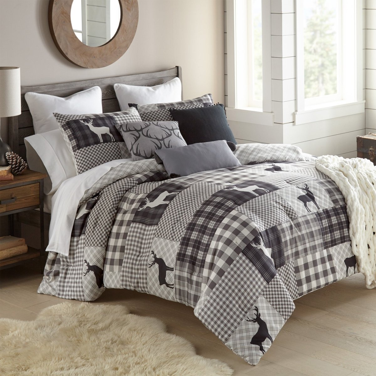 Ridge Point Comforter Bedding Set - Queen - Ozark Cabin Décor, LLC