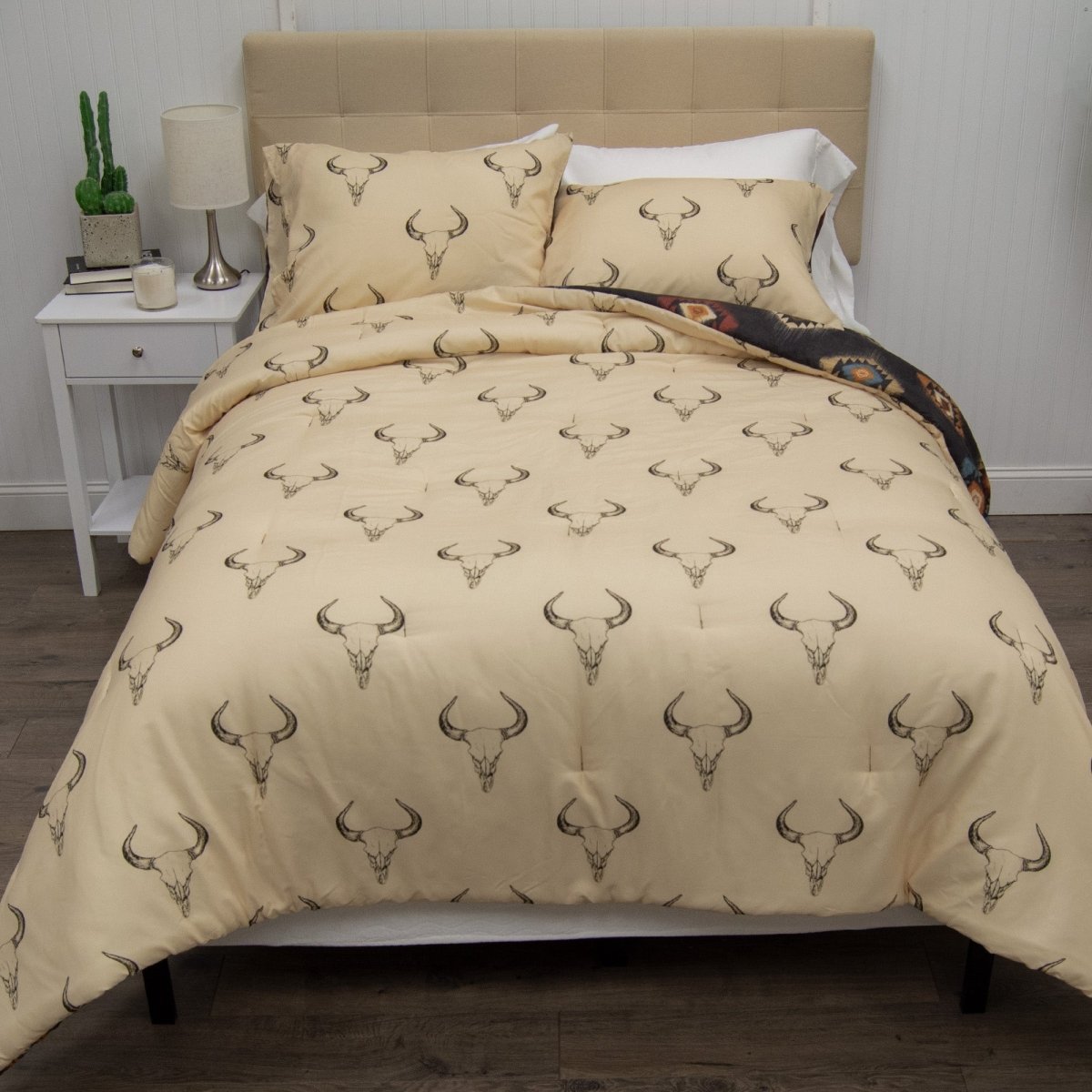 Phoenix Reversible Comforter Bedding Set - King - Ozark Cabin Décor, LLC