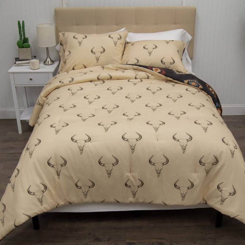 Phoenix Reversible Comforter Bedding Set - Queen - Ozark Cabin Décor, LLC