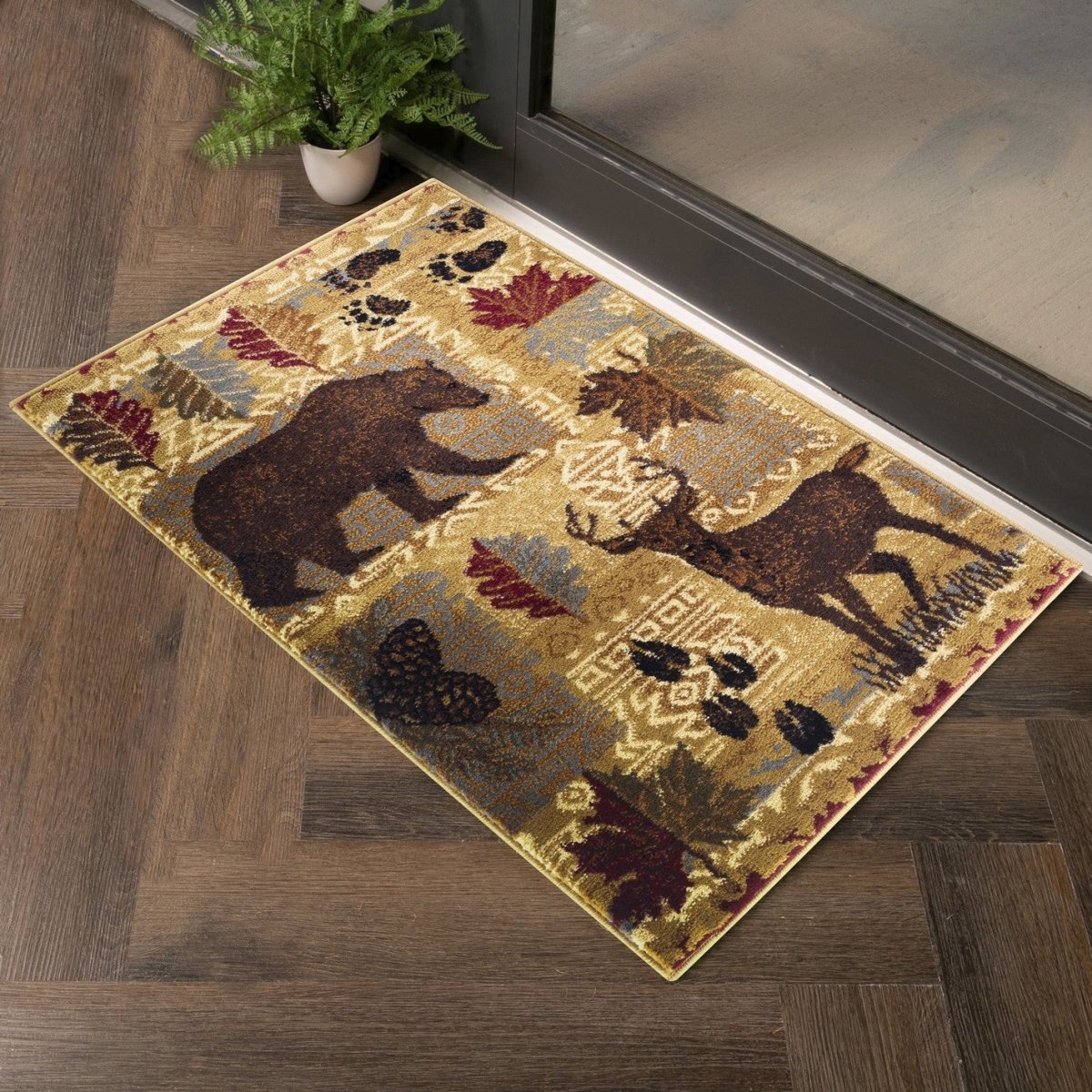 Nature's Paradise Cabin 2'x3' Accent Rug - Ozark Cabin Décor, LLC