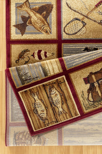 Cabin On The Lake 2'x3' Accent Rug - Ozark Cabin Décor, LLC