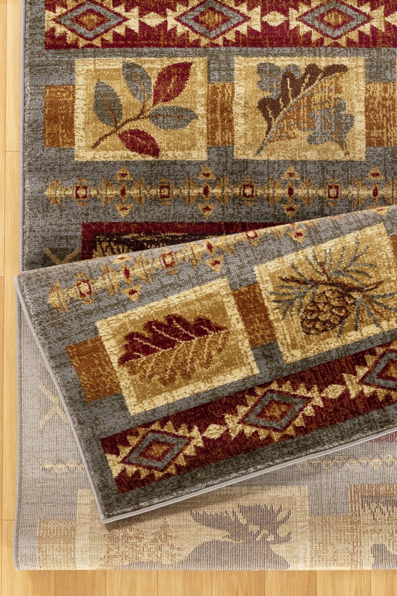 Wildlife Collage Cabin 2'x3' Accent Rug - Ozark Cabin Décor, LLC