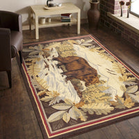 Bear Catch Cabin 8'x10' Area Rug - Ozark Cabin Décor, LLC