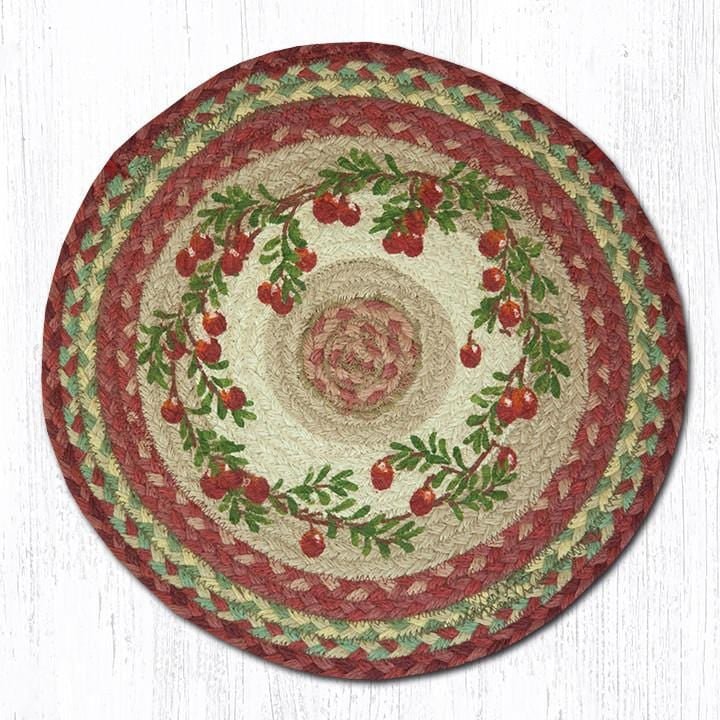 Cranberries Chair Pad - Ozark Cabin Décor, LLC