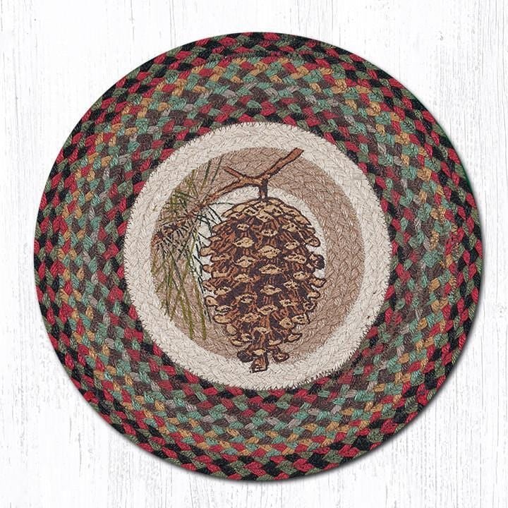 Rustic Pinecone Chair Pad - Ozark Cabin Décor, LLC