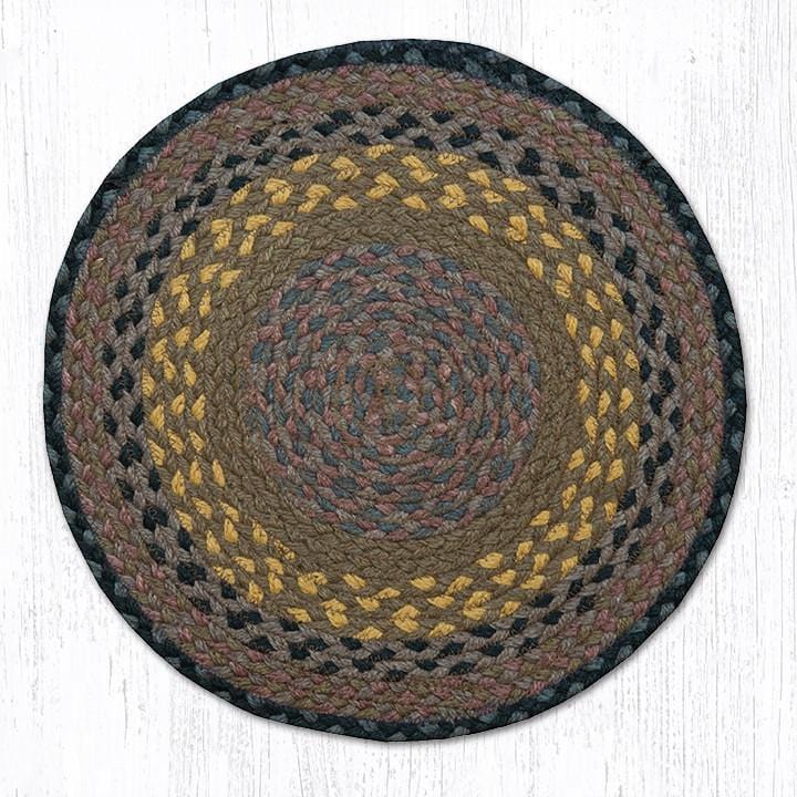CH-099 Rustic Brown, Black, & Charcoal Chair Pad - Ozark Cabin Décor, LLC