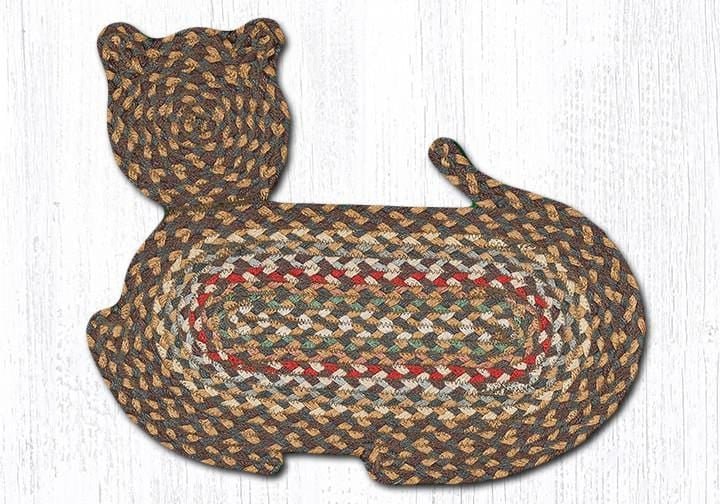 CT-051 Fir & Ivory Cat Rug - Ozark Cabin Décor, LLC